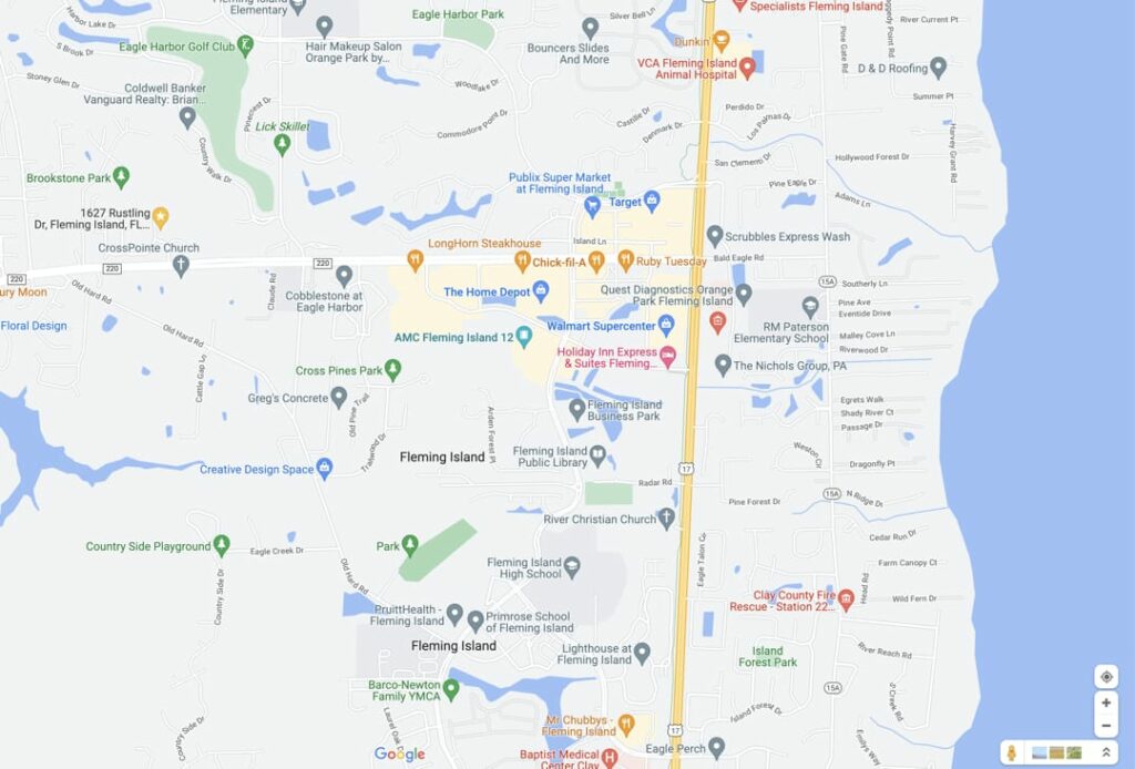 local search in google maps